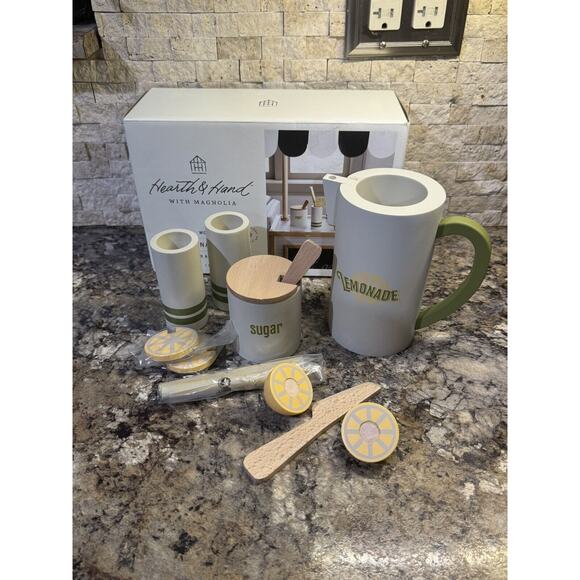 Hearth & Hand with Magnolia Other - Hearth and Hand With Magnolia Wooden Lemonade 13 Piece Play Set New In Box.
